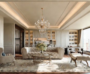 American Style A Living Room-ID:381795885