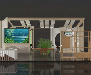 New Chinese Style Exhibition Hall-ID:894500977