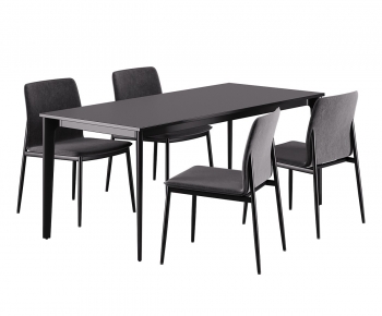 Modern Dining Table And Chairs-ID:717797041