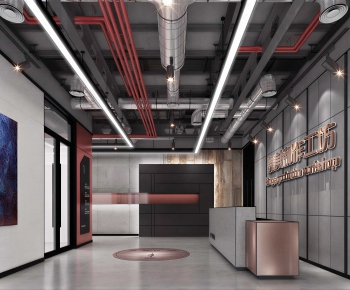 Modern Office Reception Desk-ID:198072919