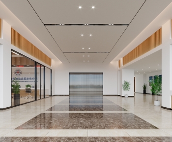 Modern Office Reception Desk-ID:748461015