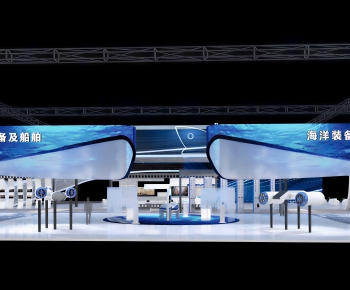 Modern Exhibition Hall-ID:638185986