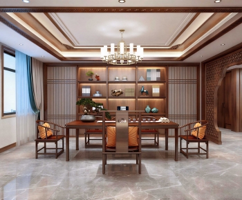 New Chinese Style Tea House-ID:925669918