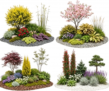 New Chinese Style Plant Landscaping-ID:786055098