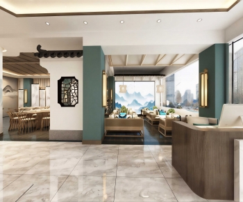 New Chinese Style Reception Area-ID:847069035