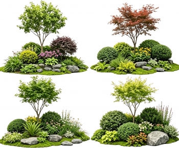 New Chinese Style Plant Landscaping-ID:201770073