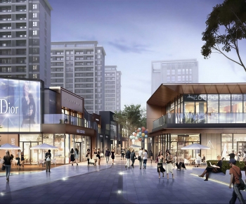 Modern Commercial Street-ID:938282012