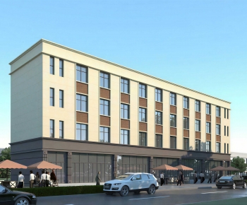 Modern Appearance Of Commercial Building-ID:946296932