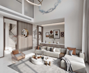 Modern A Living Room-ID:236234906