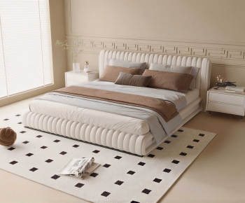 Modern Double Bed-ID:155758952
