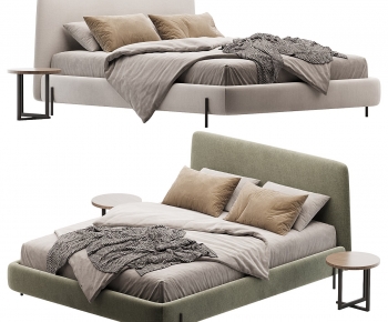 Modern Double Bed-ID:945920947