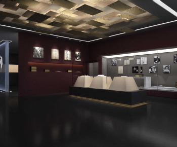 Modern Exhibition Hall-ID:592578899