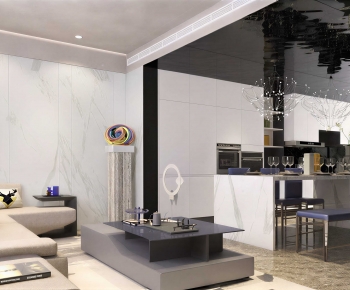 Modern A Living Room-ID:887516985