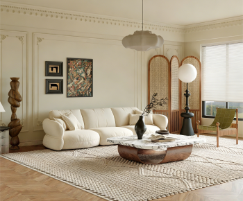 French Style A Living Room-ID:121760492
