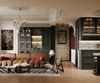 French Style A Living Room-ID:946805957