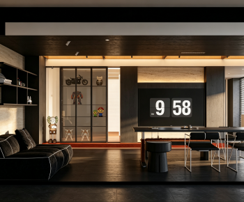 Modern A Living Room-ID:261830091