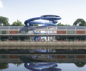 Modern Architecture Of Artistic Style-ID:551893955