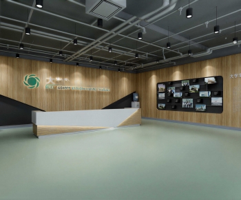 Modern Office Reception Desk-ID:239978086