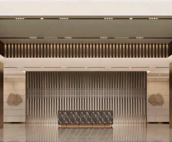 Modern Office Reception Desk-ID:423680078
