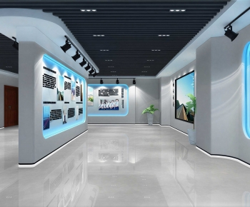 Modern Exhibition Hall-ID:987747919
