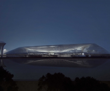 Modern Architecture Of Artistic Style-ID:247503048
