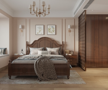 American Style Bedroom-ID:798170096