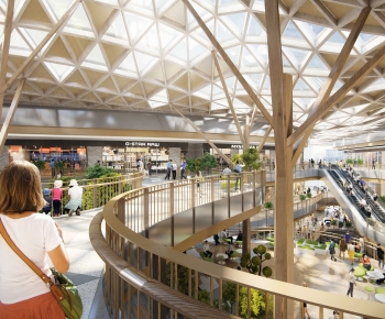 Modern Shopping Mall-ID:855094913
