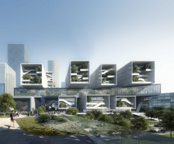 Modern Appearance Of Commercial Building-ID:157852892