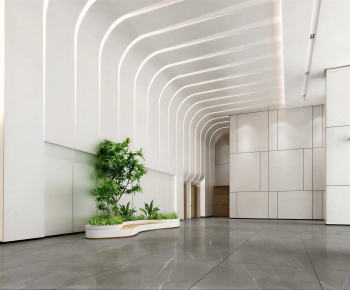 Modern Office Reception Desk-ID:105968951