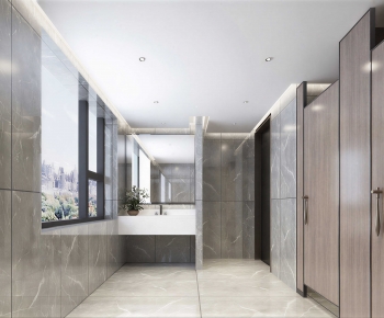 Modern Public Toilet-ID:759716036