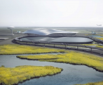 Modern Architectural Bird's-eye View Planning-ID:264968995