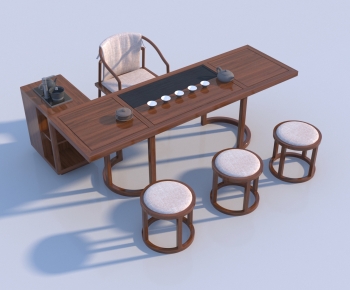 New Chinese Style Tea Tables And Chairs-ID:589768895
