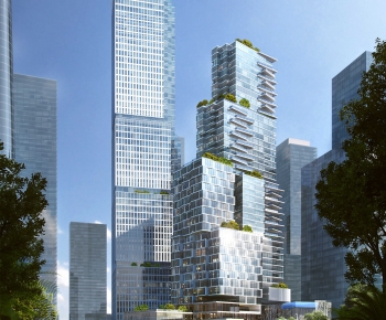 Modern Appearance Of Commercial Building-ID:169202092