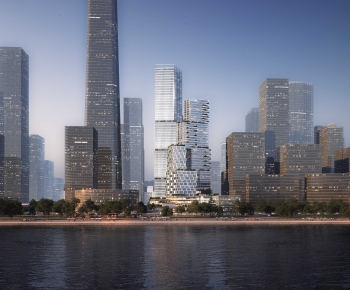 Modern Appearance Of Commercial Building-ID:687778951