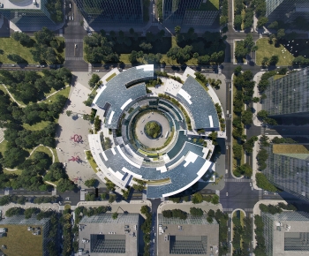 Modern Architectural Bird's-eye View Planning-ID:660079965