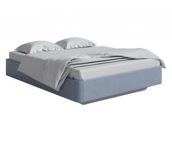 Modern Double Bed-ID:130352973