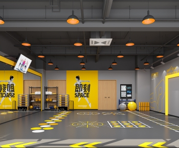 Industrial Style Gym-ID:801698926