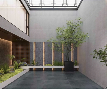 Modern Courtyard/landscape-ID:802261119
