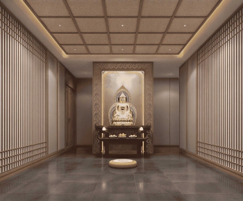 Chinese Style Buddhist Temples-ID:822891959