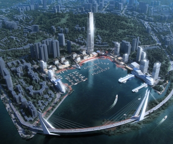 Modern Architectural Bird's-eye View Planning-ID:577213056