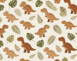 ModernAnimal And Plant Pattern Wallpaper