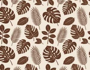 ModernAnimal And Plant Pattern Wallpaper