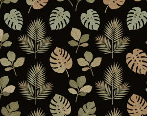 ModernAnimal And Plant Pattern Wallpaper
