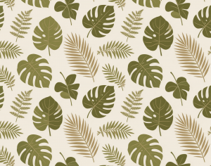 ModernAnimal And Plant Pattern Wallpaper