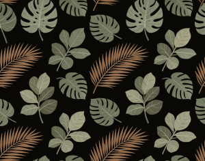 ModernAnimal And Plant Pattern Wallpaper