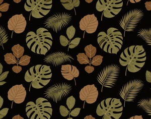 ModernAnimal And Plant Pattern Wallpaper