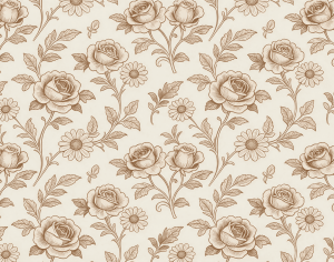 ModernAnimal And Plant Pattern Wallpaper