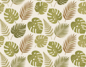 ModernAnimal And Plant Pattern Wallpaper