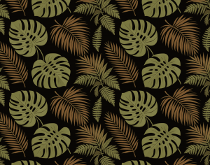 ModernAnimal And Plant Pattern Wallpaper