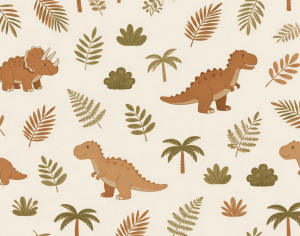ModernAnimal And Plant Pattern Wallpaper